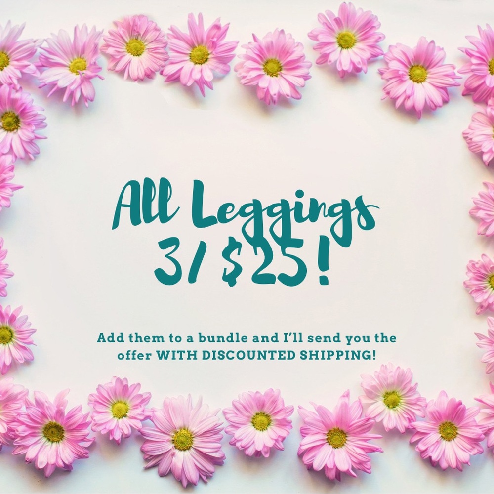 All LuLaroe Leggings 3/$25